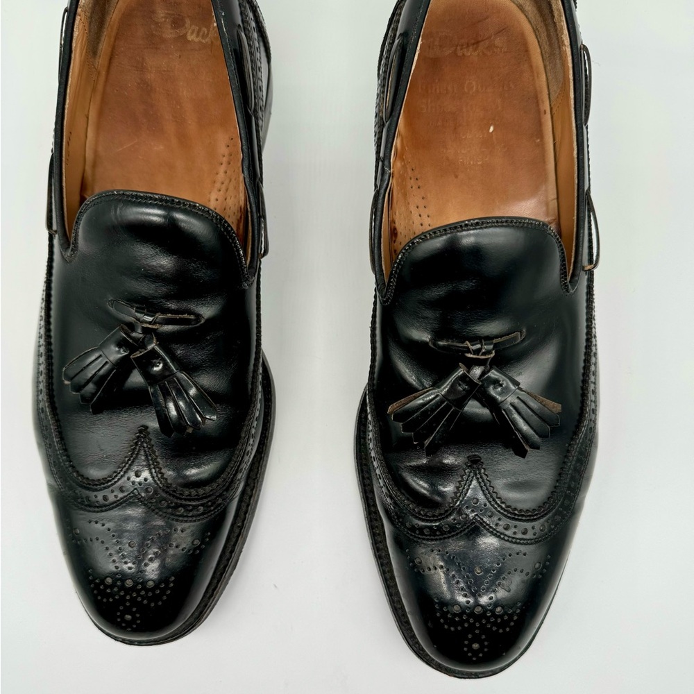 Classic Black Leather Loafers - Picture 2 of 10